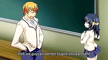 It is reviewed in the classroom and it is put in and out of the mouth and ejaculate in the mouth and creampie