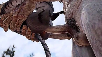 Cute Catgirl Gets Stretched Well By Giant And His