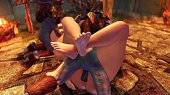 Juicy Curvy Sluts Are Fucked By Two Hard Cocks Of Rieklings 2