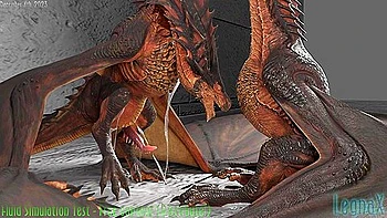 Tyrant Dragon Fluid Simulation