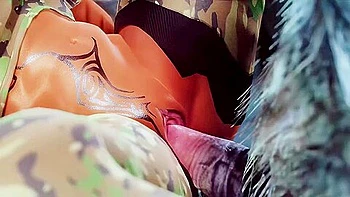 Military Girl Gose To A Wrong Forest