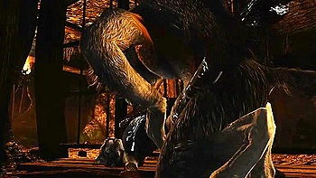 Khajiiti teen 18+ Pounded By Imprisoned Werewolf