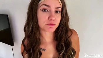 My Little Betsy Cheats on Husband with Doggystyle Fuck and Pussy Licking