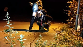 Horny MILF Gives Passionate Rimjob Outdoors - SlutHappiness Anal Fun