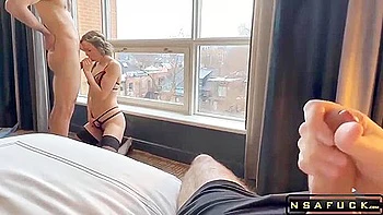 Husband Watches Wife Fucking And Being Inseminated By Friend Sloppy Seconds Huge Double Creampie