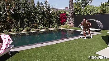 Exquisite And At Masturbation Action With April Olsen And Will Pounder