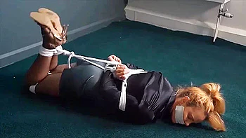 Blonde in fishnets part two