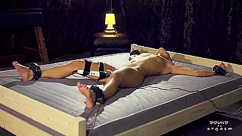 Bound Orgasm - Nomi Melone - Marcus - Tied On The Bed - Hitachi - Bondage