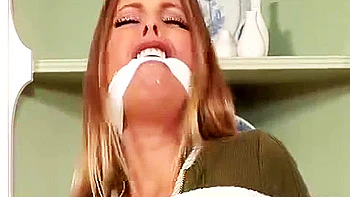 chair tie fun for Britney