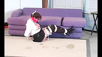 girl bound and gagged in socks