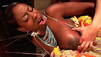 Black British Beauty Balls In A Broken Lift- Skankery