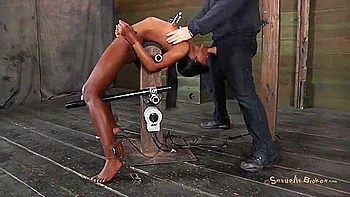 Ana Foxxx - Trapped In A Bondage Device