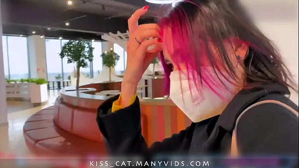 Risky Blowjob in Fitting Room for Big Mac - Public Agent PickUp & Fuck Student in Mall / Kiss Cat