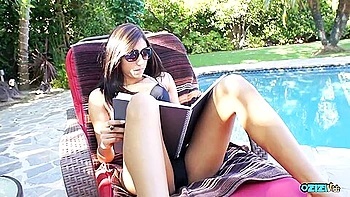 Big White Cock Cums In A Perfect Blondes Mouth After Stuffing Her Little Pussy