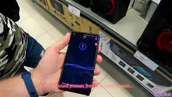 Sound controlled vibrator in public place - Unusual test of Lovense Lush 2