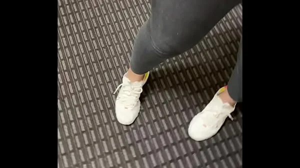 Public teasing leads to some staircase fun