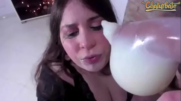 Dildo Cum Ballon Pops and Facial