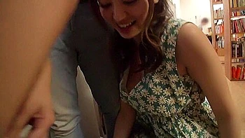 Fabulous Japanese chick Hikaru Konno, Azusa Akane in Exotic college, threesomes JAV movie