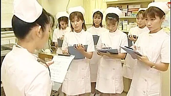 Fabulous Japanese girl Kaho Kasumi, Sasa Handa, Meguru Kosaka in Horny Nurse, Handjobs JAV video