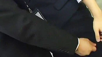 Horny Japanese chick Hana Yoshida, Risa Tsukino, Miku Tanaka in Amazing Stockings, Secretary JAV video