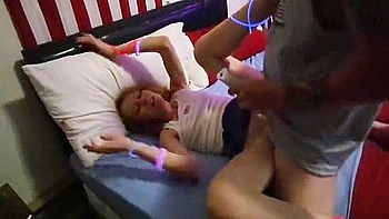 4th Of July Milf Has Many Explosive Orgasms And Gets Creampied