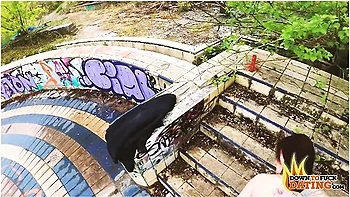 Huge Fake Tits Tattooed Milf Julia Exclusiv Fucks Her Date In Public