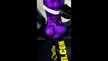 Anal With A New Huge Dildo On The Most Powerful Fucking Muchine