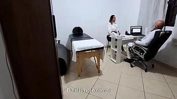 A Milf Gets Fingered By The Proctologist During An Anal Exam