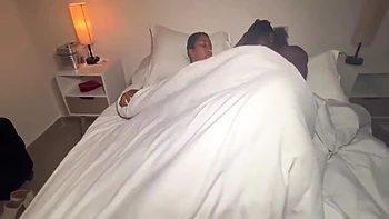 Stepmom And Stepson Share Bed And Have Sex