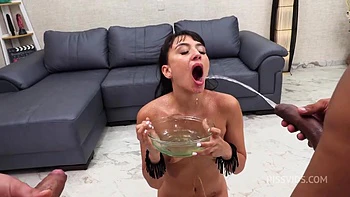 SABRINA MILLER. Latina. Double penetration. anal. piss. Deep