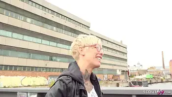 GERMAN SCOUT - THIN PAINTED MUVA VICKY FROM BERLIN PICKUP AND FILTHY RIM FUCK