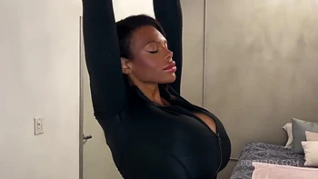 Big Booty Bimbo Gets Fucked After Yoga - Halle Hayes And Steve Rickz