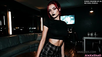 I Invited A Beauty For Tea, And She Preferred My Hot Cock, Fucked Her In The Ass And Filled Her Pussy With Cum [Ai Generated]