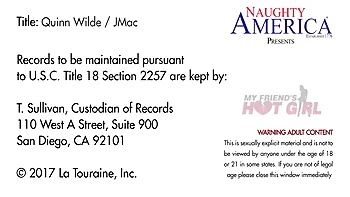 Quinn Wilde And J Mac - Fucking In The Couch With Her Tits