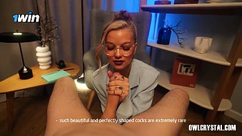 The Lustful Sexologist With A Nice-looking Face Helps Me Out With Ribald Talk And Her Constricted, Juicy Snatch