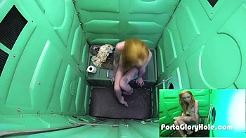 Chick In Bathrrom Sucks Weenie