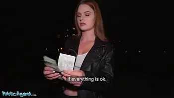 Public Agent Katarina Rina Fucked Doggystyle At Night in the Woods