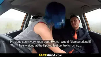 Rough Anal Sex with a Hot Big Ass Milf to Pass the Driving Test