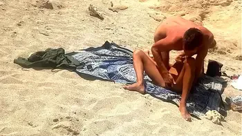 Sex at the BEACH, Hot Amateur Couple