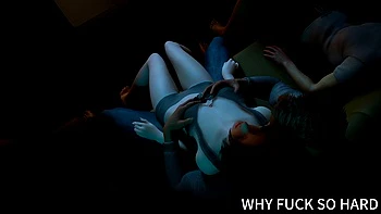 3D Big Ass Asian Babe Wife Cheating with Big Cock at Home