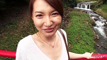 Skinny Asian Mature Wife talk to Cheating Suck and Swallow by Stranger in Uncensored JAV POV Porn