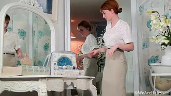 Lola Gatsby gets ready for work but masturbates - WeAreHairy