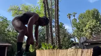 Fucked my cheating boyfriends homie on top of his car