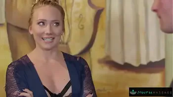 Stunning Blonde Cheerleader Gives The Best Cock Massage