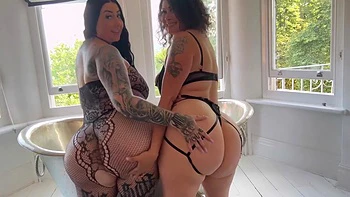 English Pawg Vs Big Booty Latina With Dunken Hina