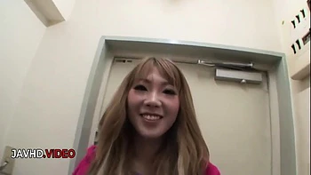 Pretty Sultry Asian Gives Blowjob In Bathroom Bounces On Hard Cock - Saki Oshiro
