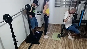 Hot Latina Wife Cheats On Husband With Gym Neighbor In Steamy Threesome Fuck