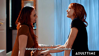 ADULT TIME - Aidra Fox Seduces Bestie Kenna James For ROMANTIC LESBIAN FUN! GERMAN SUBTITLES