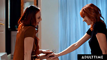 ADULT TIME - Aidra Fox Seduces Bestie Kenna James For ROMANTIC LESBIAN FUN!