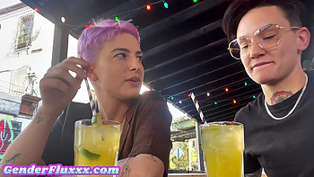 Real trans amateur fucks GF